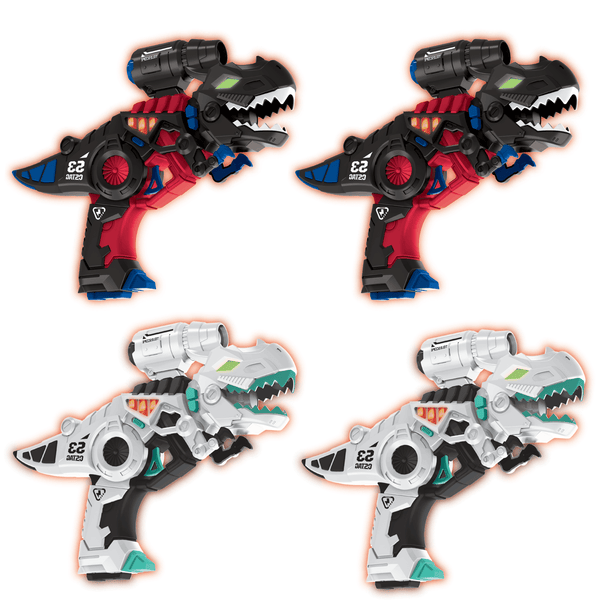 Savorelle Dino Lasergame Set 4 Spelers - T-Rex Blasters, 6+, Geen Vest Nodig