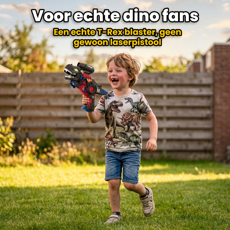 Savorelle Dino Lasergame Set 4 Spelers - T-Rex Blasters, 6+, Geen Vest Nodig