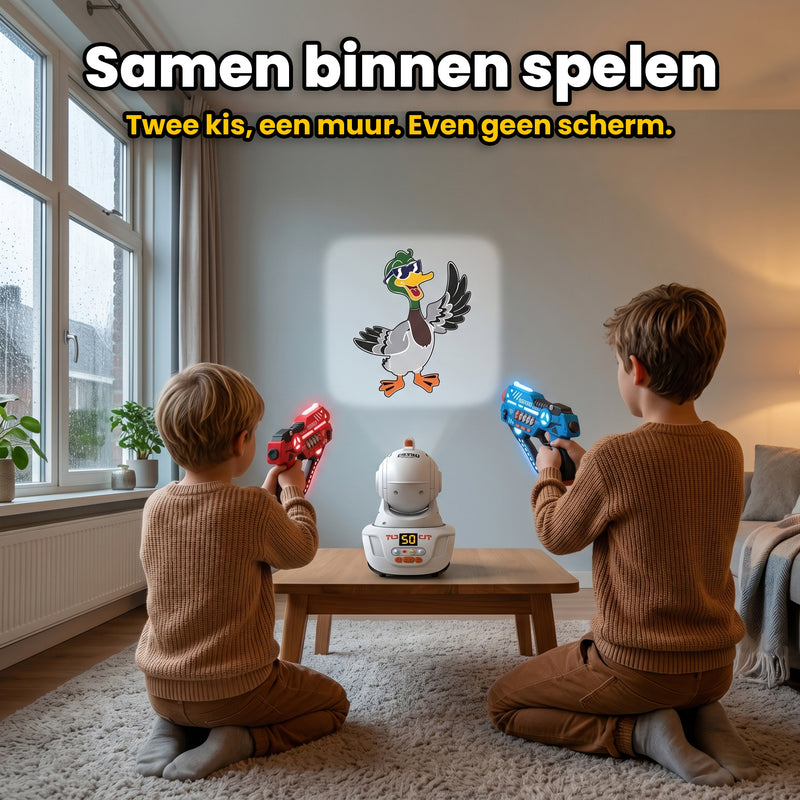 Savorelle Pulse Duo + Projector - 2 Blasters voor Binnen, Geen Vest Nodig