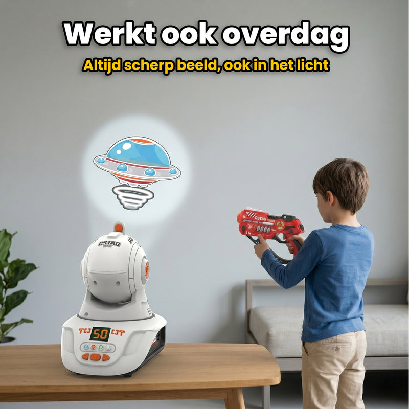 Savorelle Pulse Duo + Projector - 2 Blasters voor Binnen, Geen Vest Nodig